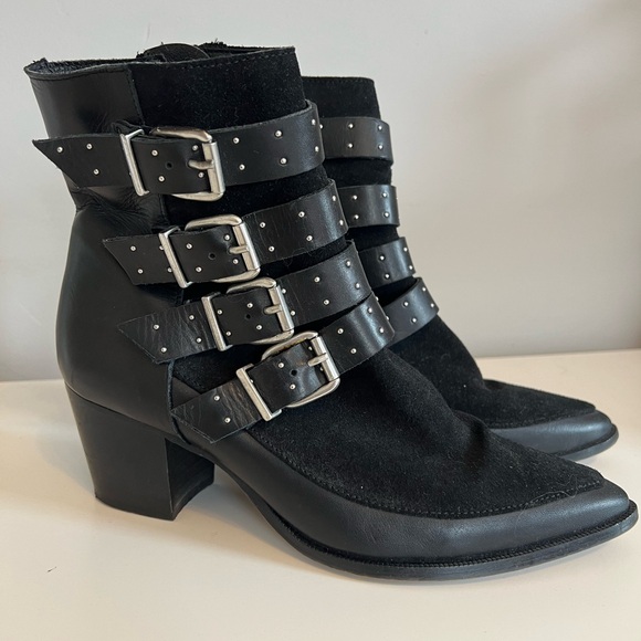 Topshop Merlin Buckle Boot - Picture 1 of 6